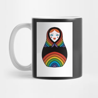 Rainbow Russian Doll Mug